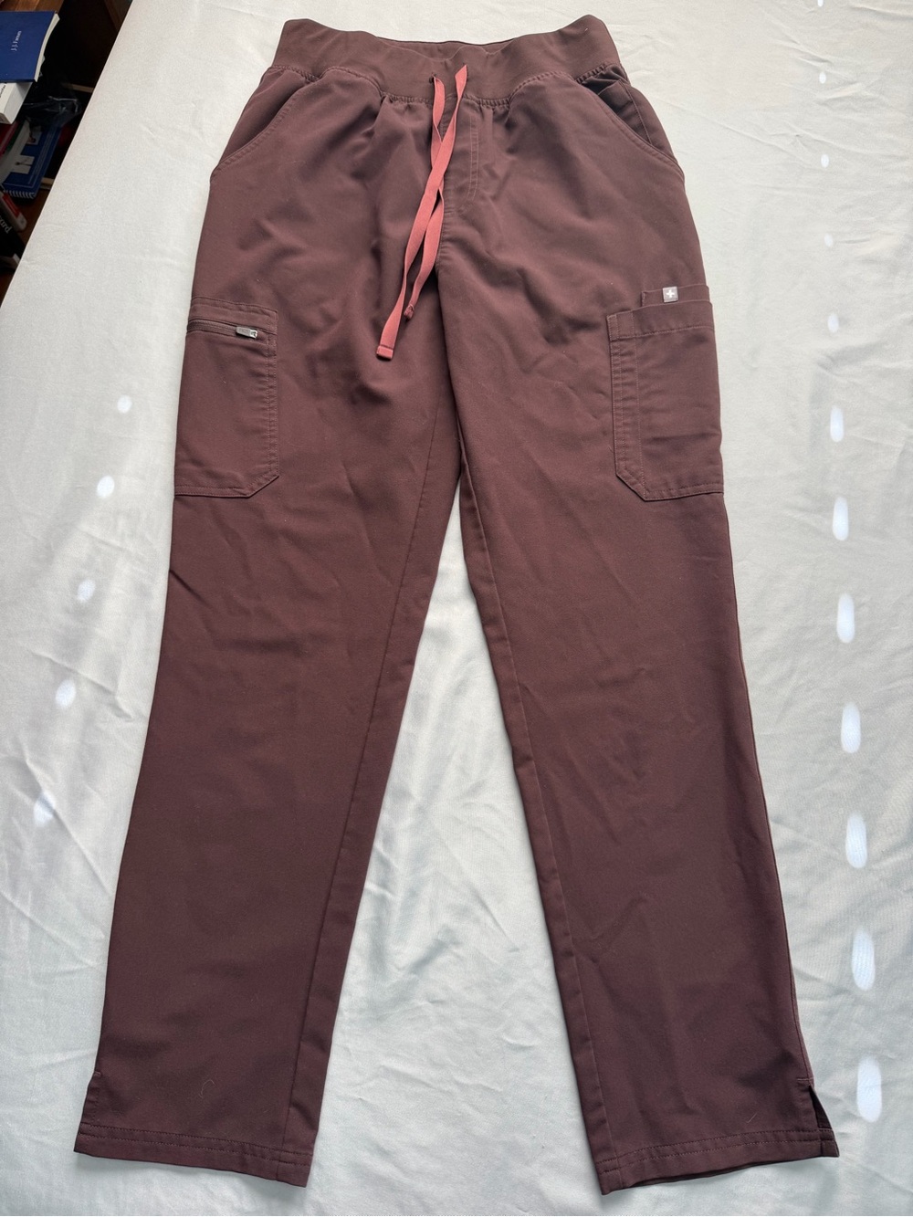 Figs Women's Espresso HW Yola Cargo Scrub Pants